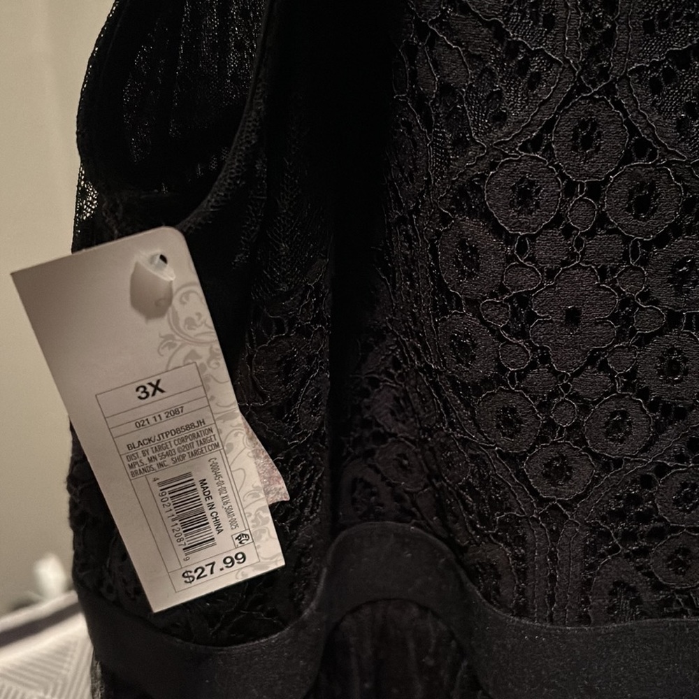 Brand new Black Plus A-line dress size 3x - Picture 5 of 6